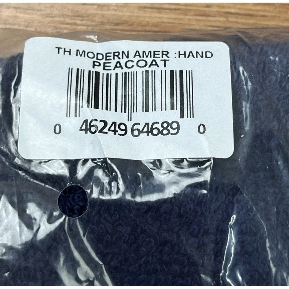 Tommy Hilfiger Modern American Solid Cotton Hand Towel - Peacoat (Dark Blue) NEW